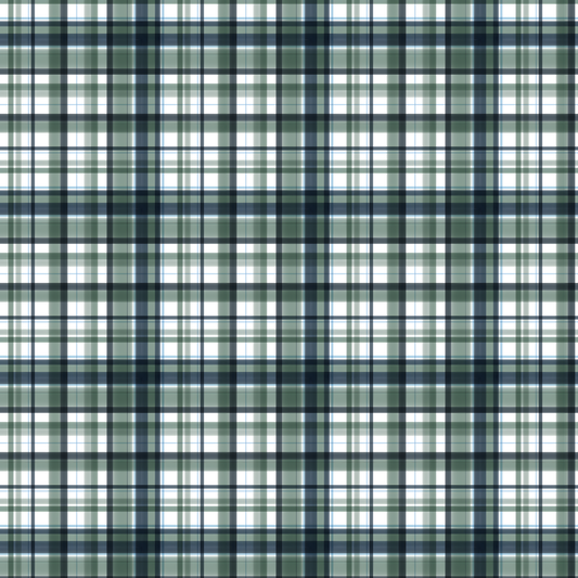 Plaid Seamless Pattern, Sublimation Pattern, Wrapping Paper Pattern, Green and Blue Plaid, Tartan Fabric Design, Tumbler Wrap File, Traditional Pattern,