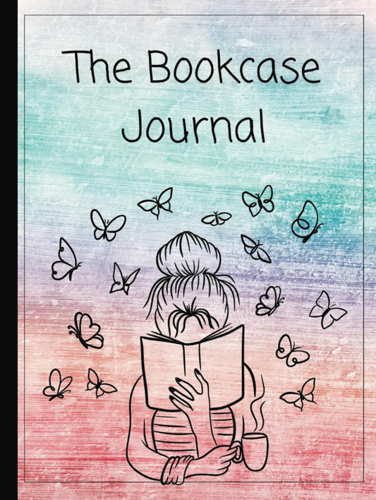 The Bookcase Journal: Reading Log and Coloring Pages: Review 500 Books | 8.5 x 11" Hardcover | Perfect Gift for Booktok fans and Avid Readers